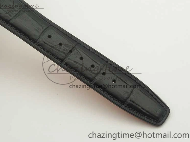 MIROTIME 0320 Portuguese Chrono SS ZF 1:1 Best Edition Gray Dial SS On Black Leather Strap A ZipUp 7215